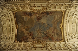 Allegorical fresco. Hall ceiling. Museum of Ethnography. Bud Allegorical fresco. Hall ceiling. Museum of Ethnography. Bud