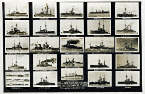 Allied warships, Dardanelles, February 1915, WW1 Allied warships, Dardanelles, February 1915, WW1