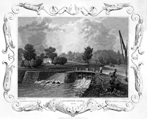 Historic Kent Landmarks Prints: Allington Locks