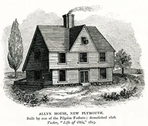 Allyn House, New Plymouth, Pilgram's house 1621 Allyn House, New Plymouth, Pilgram's house 1621