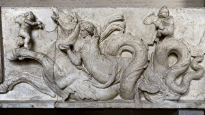 Altar of Domitius. Detail. Ca. 150 BC Altar of Domitius. Detail. Ca. 150 BC