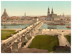 Altstadt, Dresden, seen from the Ministry of War, Saxony, Ge Altstadt, Dresden, seen from the Ministry of War, Saxony, Ge