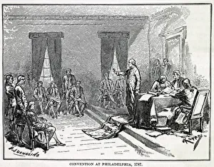 America - Convention At Philadeliphia in 1787 America - Convention At Philadeliphia in 1787