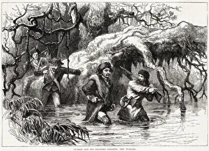 America - General Rogers Clark Crosses The Wabash America - General Rogers Clark Crosses The Wabash