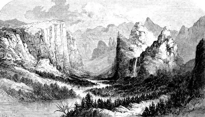 America. The Yomamite Valley, California America. The Yomamite Valley, California