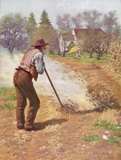 Farming History Prints: American Farmer Spring