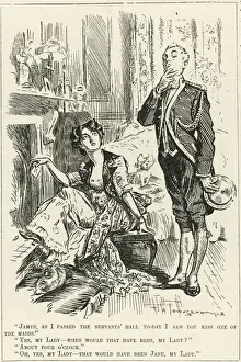 Victorian Era Art Prints: Amorous Footman