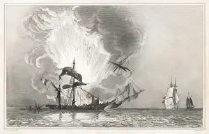 Historical Maritime Disaster Prints: AMPHITRITE WRECKED