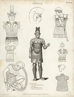 Military Historical Artifacts Prints: Ancient armor