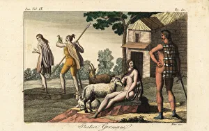 Ancient Germanic shepherds and hunters Ancient Germanic shepherds and hunters