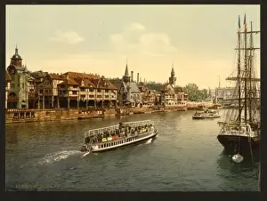 Exposition Universelle Prints: Ancient Paris, Exposition Universal, 1900, Paris, France