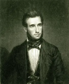 Andrew Jackson Davis Print - American Spiritualist 1826-1910