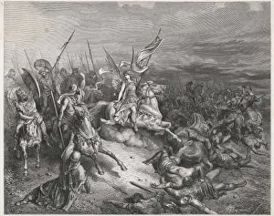 Biblical Battle Scenes Prints: Angels in Battle