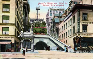 Angel's Flight Funicular railway - Los Angeles, USA Angel's Flight Funicular railway - Los Angeles, USA