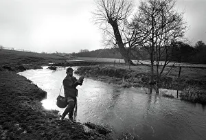 Angler near Waltons Cottage, Stafford Angler near Waltons Cottage, Stafford