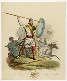 Medieval Warrior Art Prints: Anglo Saxon Chieftain