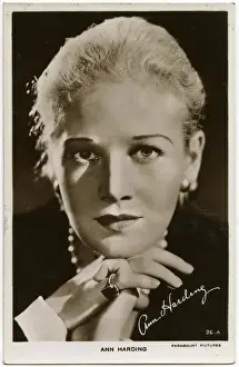Early American Cinema History Prints: Ann Harding
