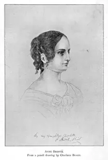 Anne Bronte Print - Portrait of the English Author