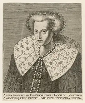 Historical Figure Denmark Prints: Anne of Denmark