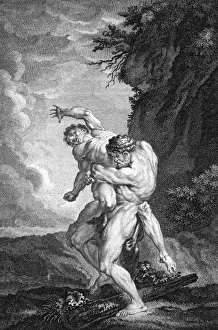Classical Mythology Images Prints: Antaeus Defeated
