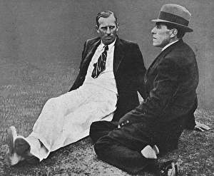 Anthony Wilding and Norman Brookes, tennis at Wimbledon Anthony Wilding and Norman Brookes, tennis at Wimbledon