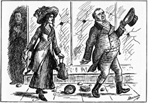 Anti-Suffrage Cartoon Leap Year Proposal Anti-Suffrage Cartoon Leap Year Proposal