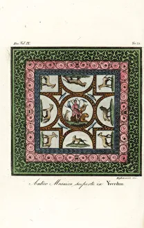 Antique Roman mosaic discovered in Yverdon-les-bains Antique Roman mosaic discovered in Yverdon-les-bains
