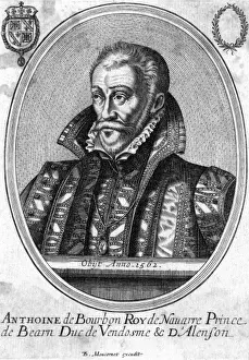 Antoine de Bourbon Print - 16th Century Portrait