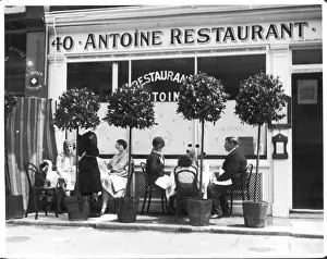 Antoine's Restaurant Print, London Scene