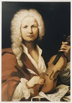 Prints of ANTONIO VIVALDI Italian composer and violinist Antonio Vivaldi Prints: Antonio Vivaldi Print - Italian Violinist Portrait