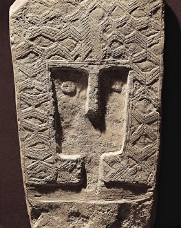 Antropomorphic stela. Chalcolithic. Sculpture Antropomorphic stela. Chalcolithic. Sculpture