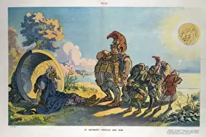 Puck Magazine Illustrations Online Prints: If anybody should ask him