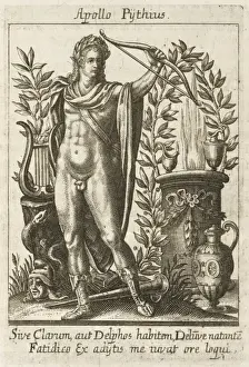 Apollo Pythias Print: Ancient Greek God of the Arts and Divination