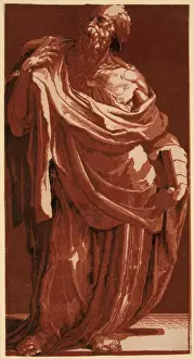 Chiaroscuro Painting Prints: An apostle (Paul?)