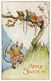 Historical Children's Book Art Prints: Apple sauce