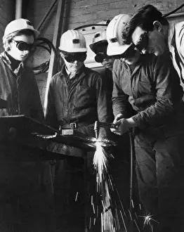 Historical Mining Industry Prints: Apprentice Miners / 1966