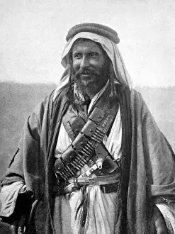 Lawrence Of Arabia Prints: Arab of Lawrence Squad One Print circa 1916