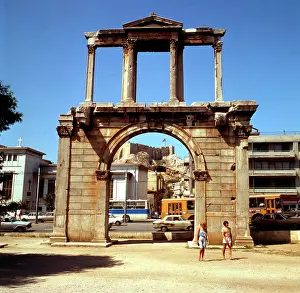 Athens Landmarks Prints: Arch of Hadrian