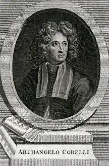 Italian Music History Prints: Archangelo Corelli / Hinto