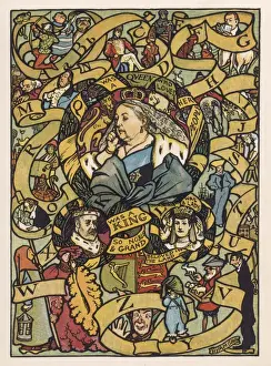 Historical Nursery Rhymes Prints: A was an Archer