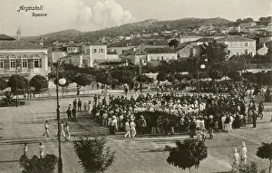 Kefalonia Greece Prints: Argostoli - The Main Square