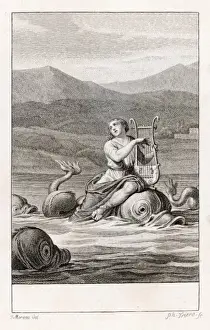 Arion on Dolphin Print