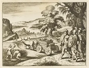 Print of The Philistines Return the Ark