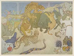 Mary Evans Print: Arkboard Squabbles NOAHs ARK