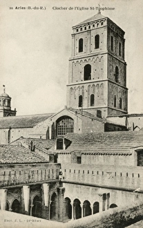 Arles, France - Belfry of the Church of St Trophime Arles, France - Belfry of the Church of St Trophime