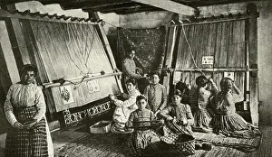Armenian carpet manufactory, Eastern Kurdistan Armenian carpet manufactory, Eastern Kurdistan