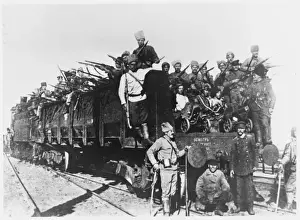 Russian Civil War Images Prints: Armoured Train at Samara