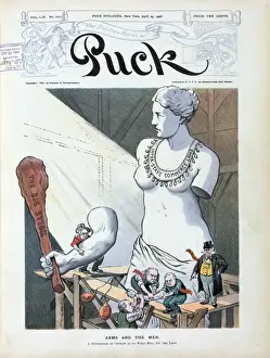 Puck Magazine Art Prints: Arms and the men