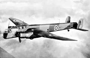 Prints of Photograph of a Royal Air Force Armstrong Whitworth Whitley bomber in flight, 1939 Airplanes And Aviation Prints: Armstrong Whitworth Whitley Bomber Print, 1939