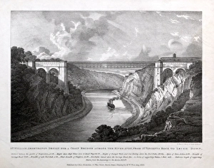 Armstrongs design for a chain bridge across the River Avon Armstrongs design for a chain bridge across the River Avon